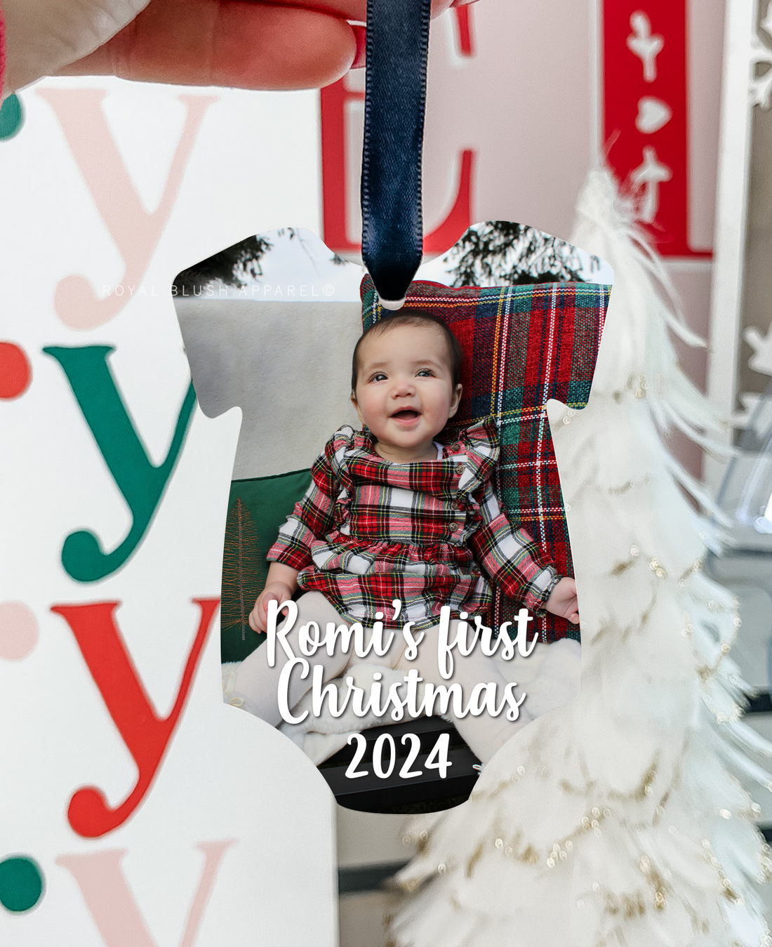 Custom Onesie Photo Ornament