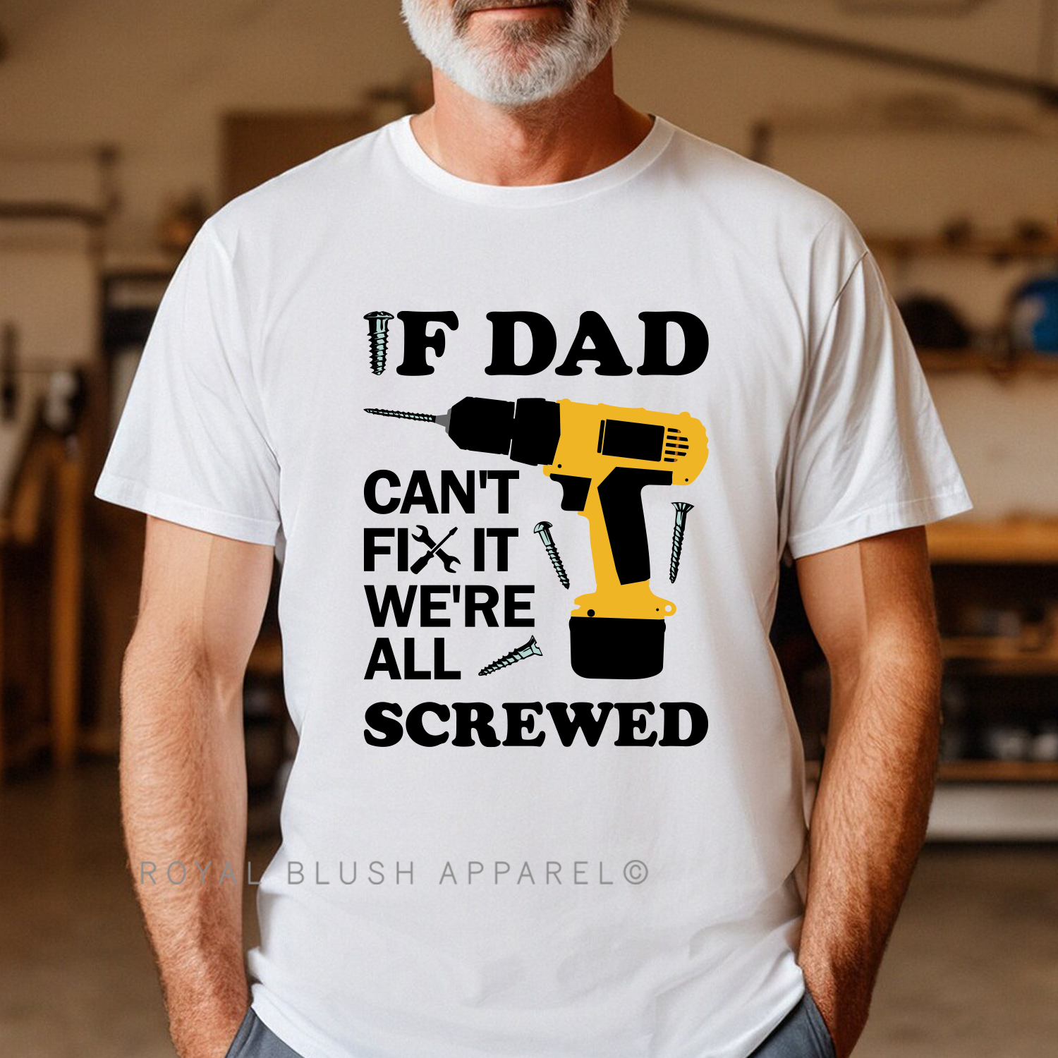 Si papa ne peut pas le réparer, nous sommes tous foutus T-shirt unisexe décontracté