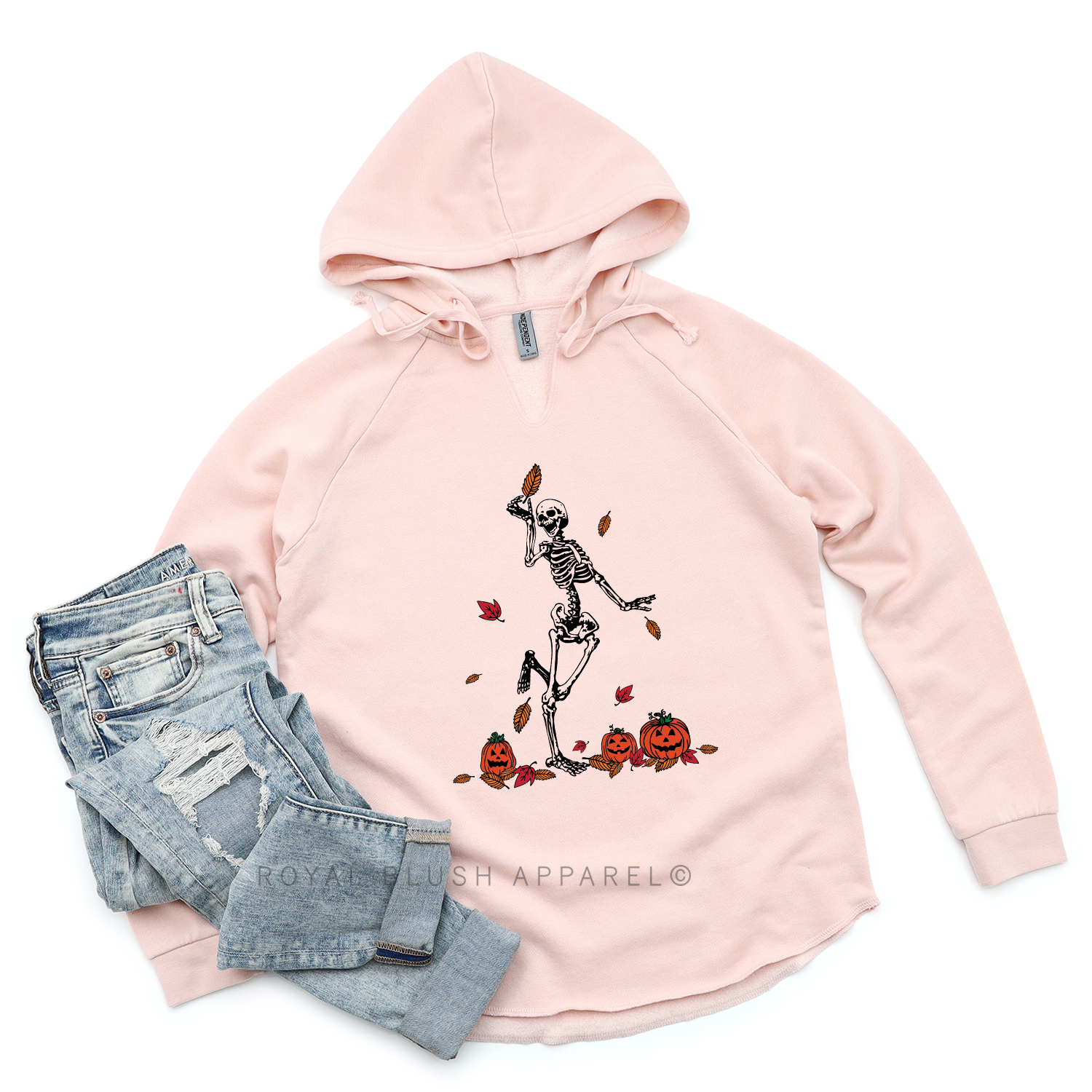 Skeleton Pumpkin Independent Hoodie