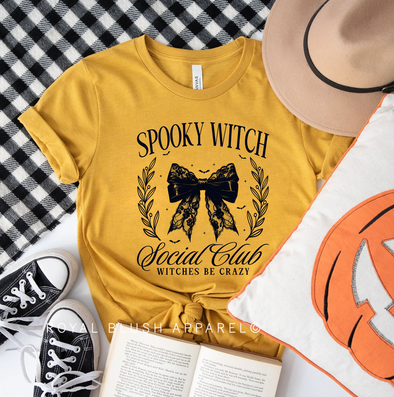 Spooky Witch Social Club Relaxed Unisex T-shirt