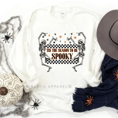 Skeleton Tis The Season To Be Spooky Sweatshirt