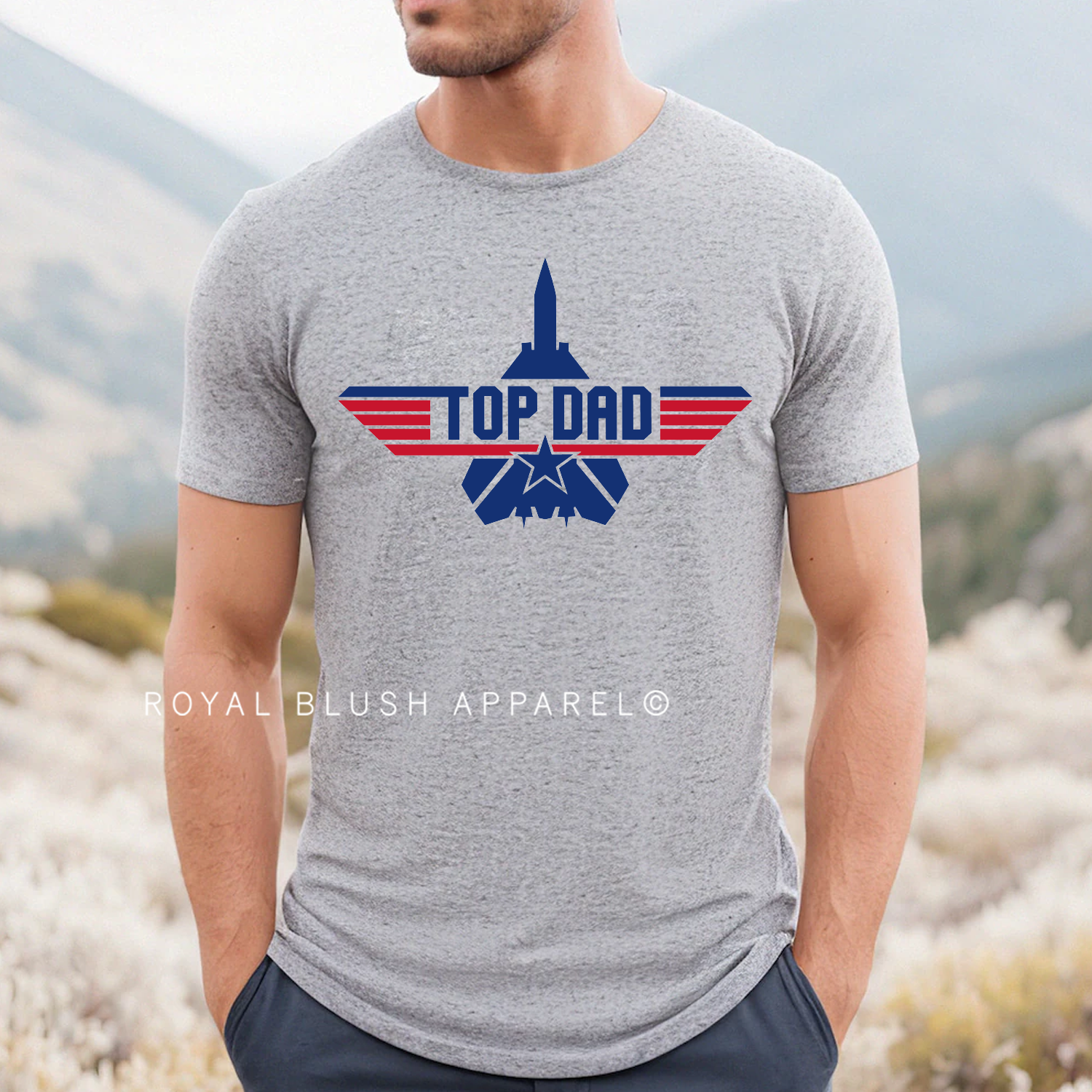 Haut papa décontracté T-shirt unisexe