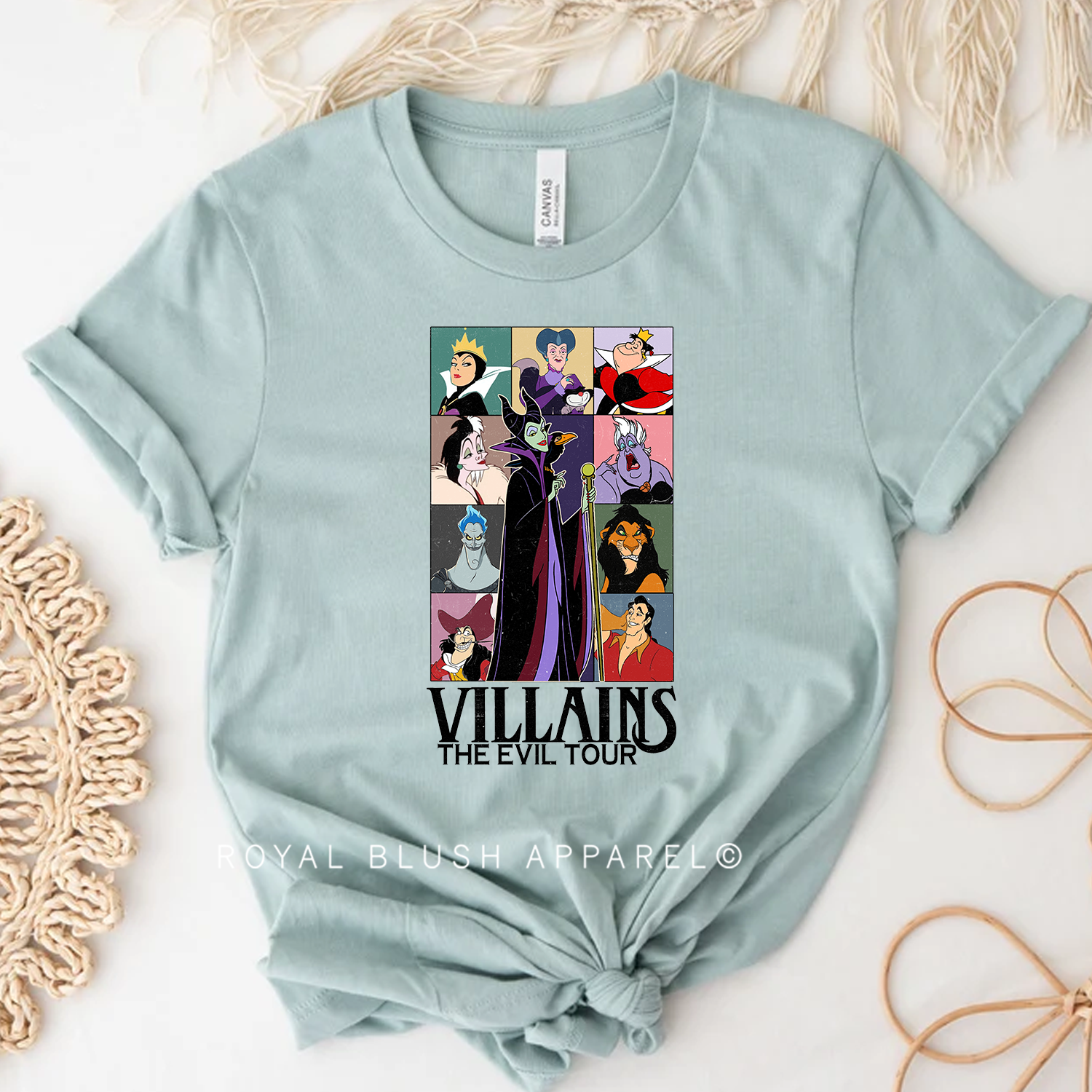 Villains The Evil Tour Relaxed Unisex T-shirt