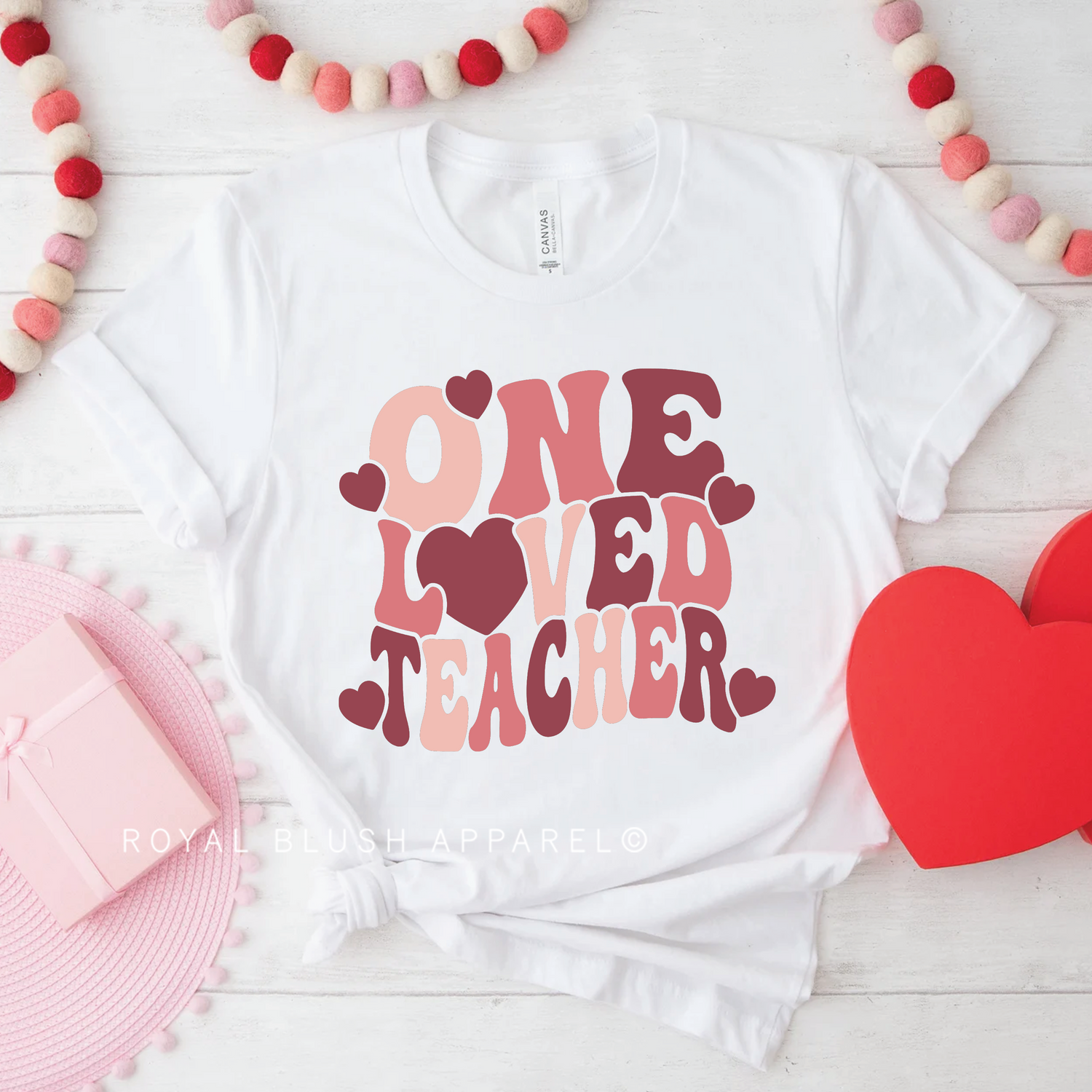 One Loved Teacher Relaxed Unisex T-shirt