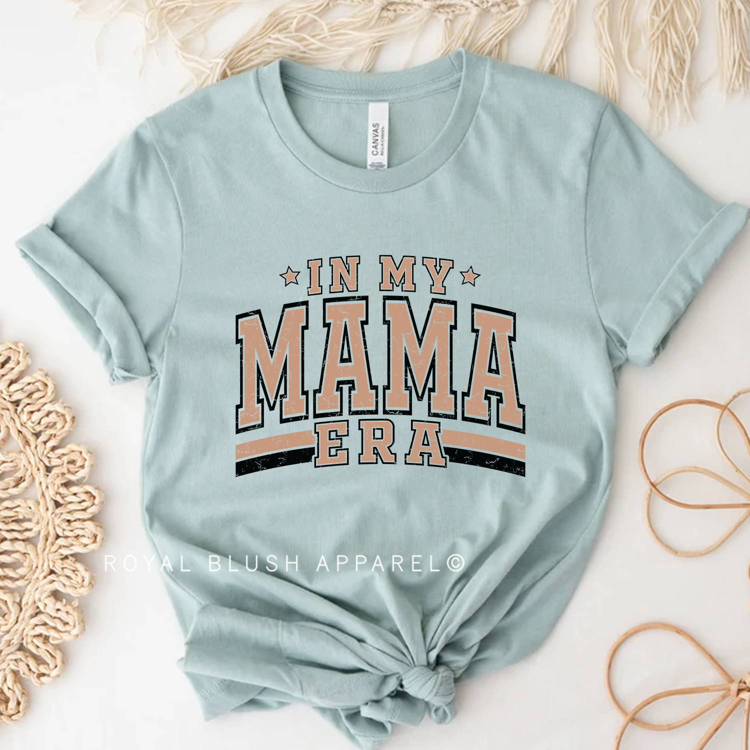 Varsity In My Mama Era Relaxed Unisex T-shirt