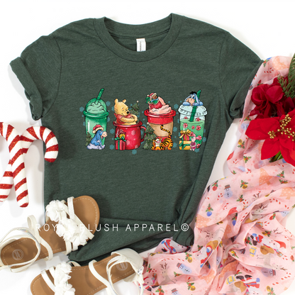 Winnie Christmas Relaxed Unisex T-shirt