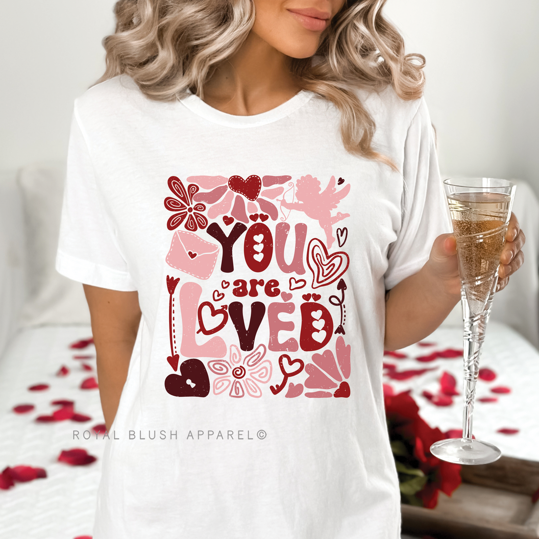 You Are Loved Collage Relaxed Unisex T-shirt