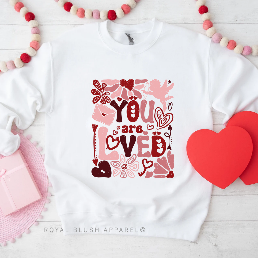 You Are Loved Collage Sweatshirt