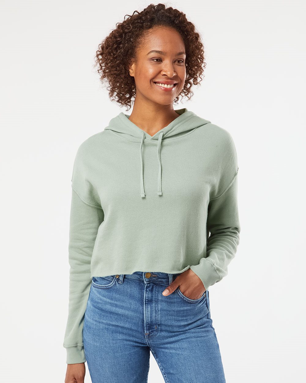 Girl Mama Independent Crop Hoodie