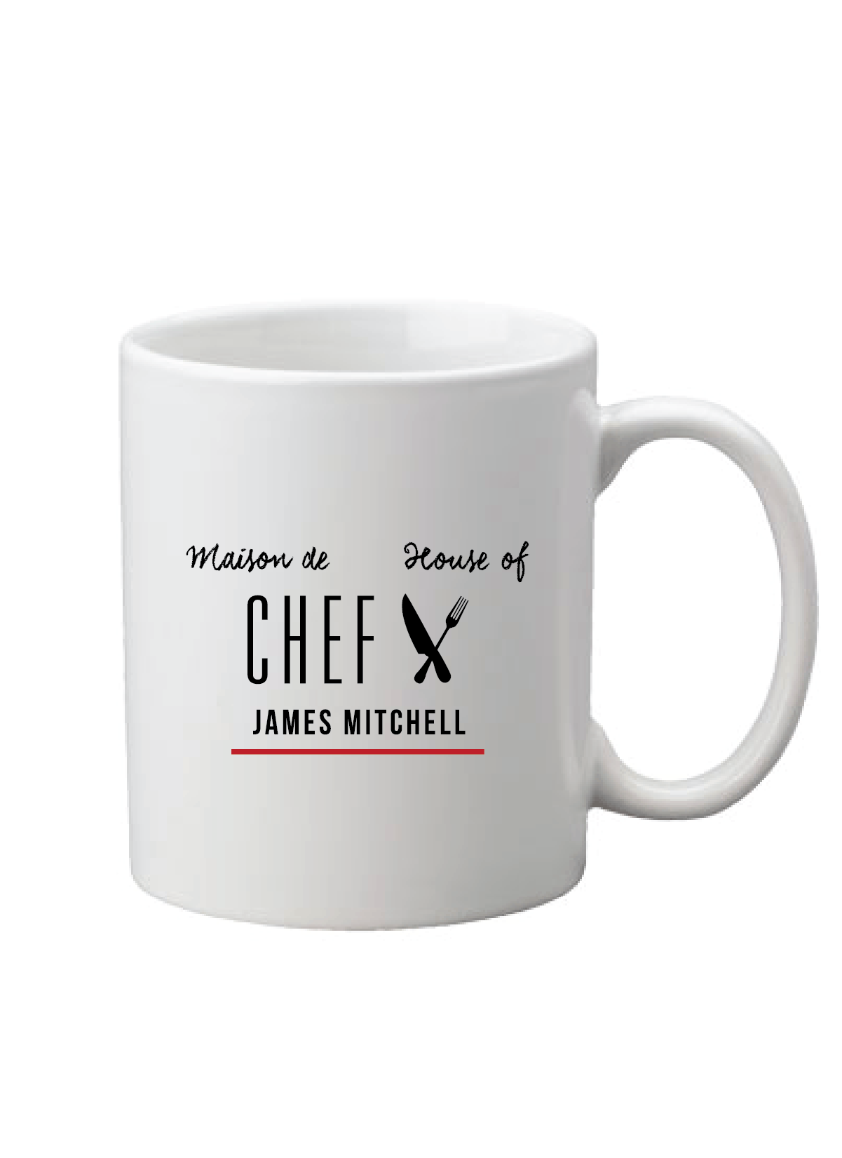 Chef James Coffee Mug – Royal Blush Apparel