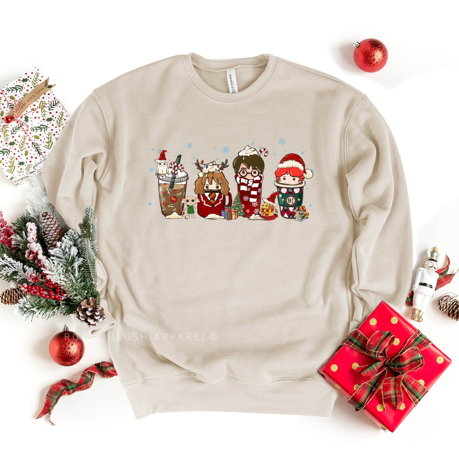 Christmas HP Coffee Babe Crewneck