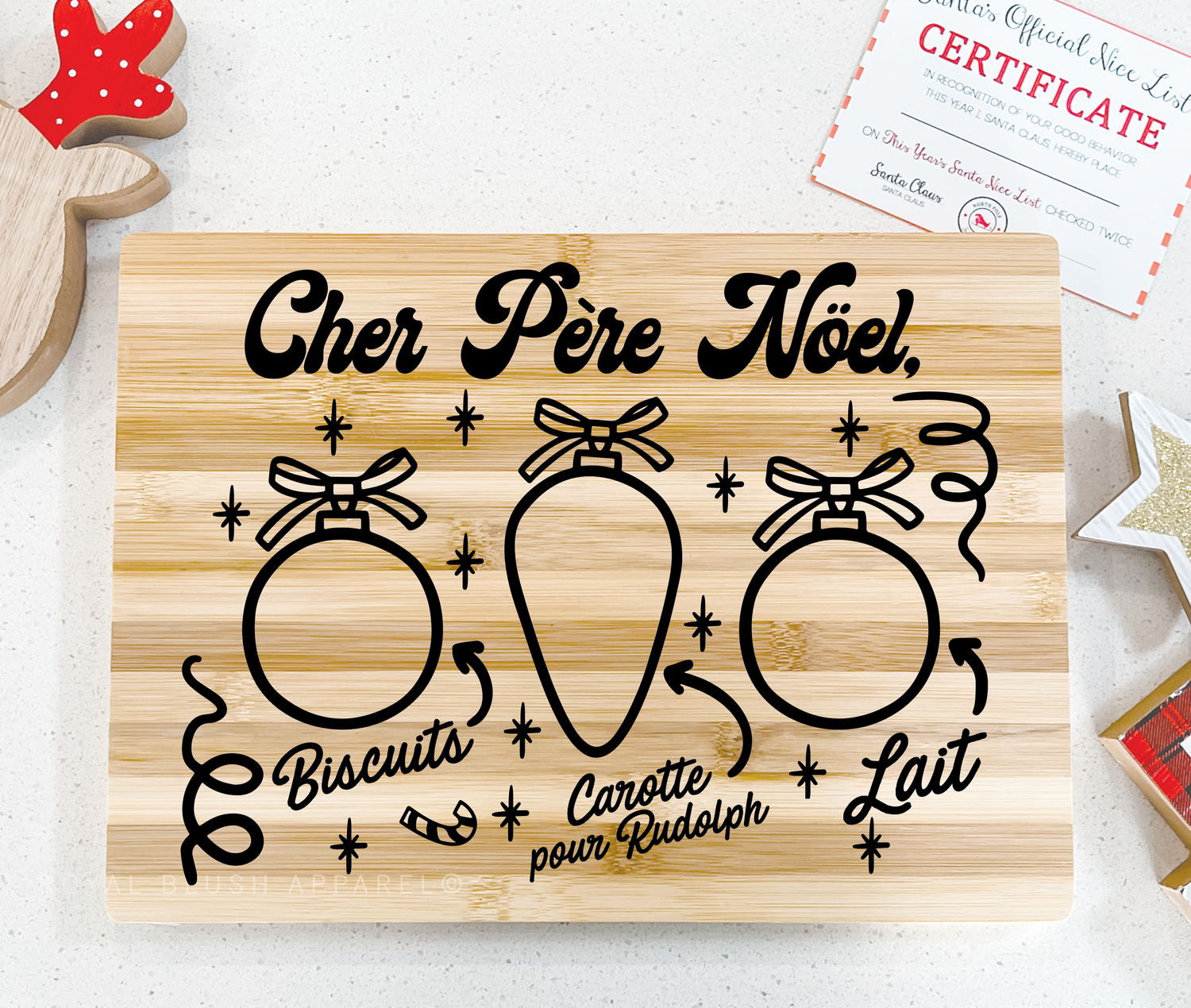 Cher Père Nöel Cutting Board