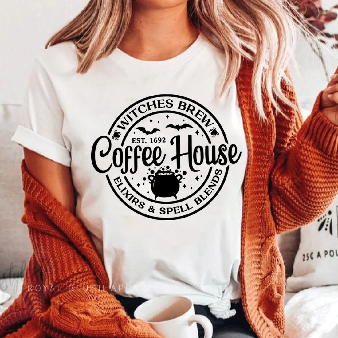 Witches Brew Coffee House Relaxed Unisex T-shirt