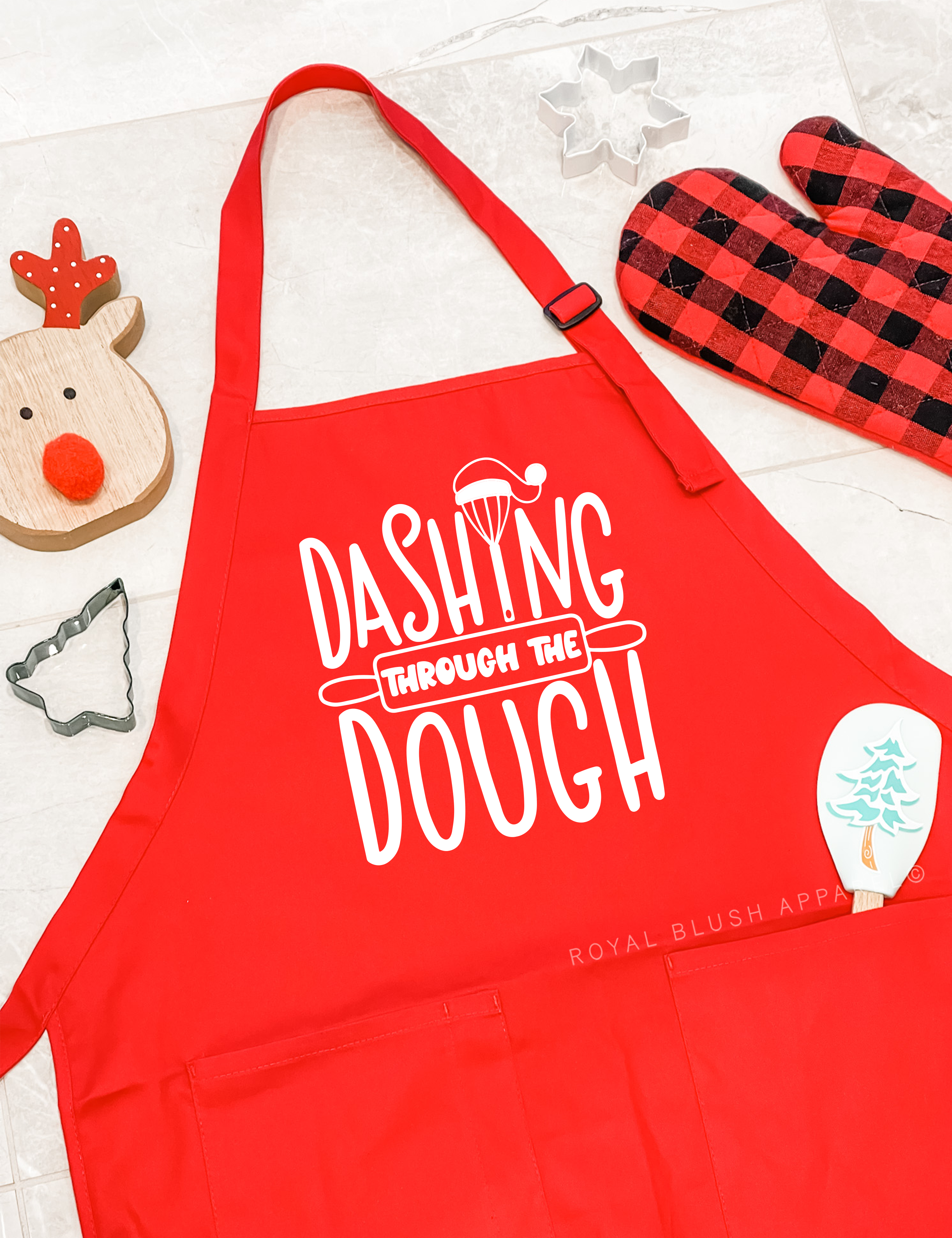 Dashing Through The Dough Apron