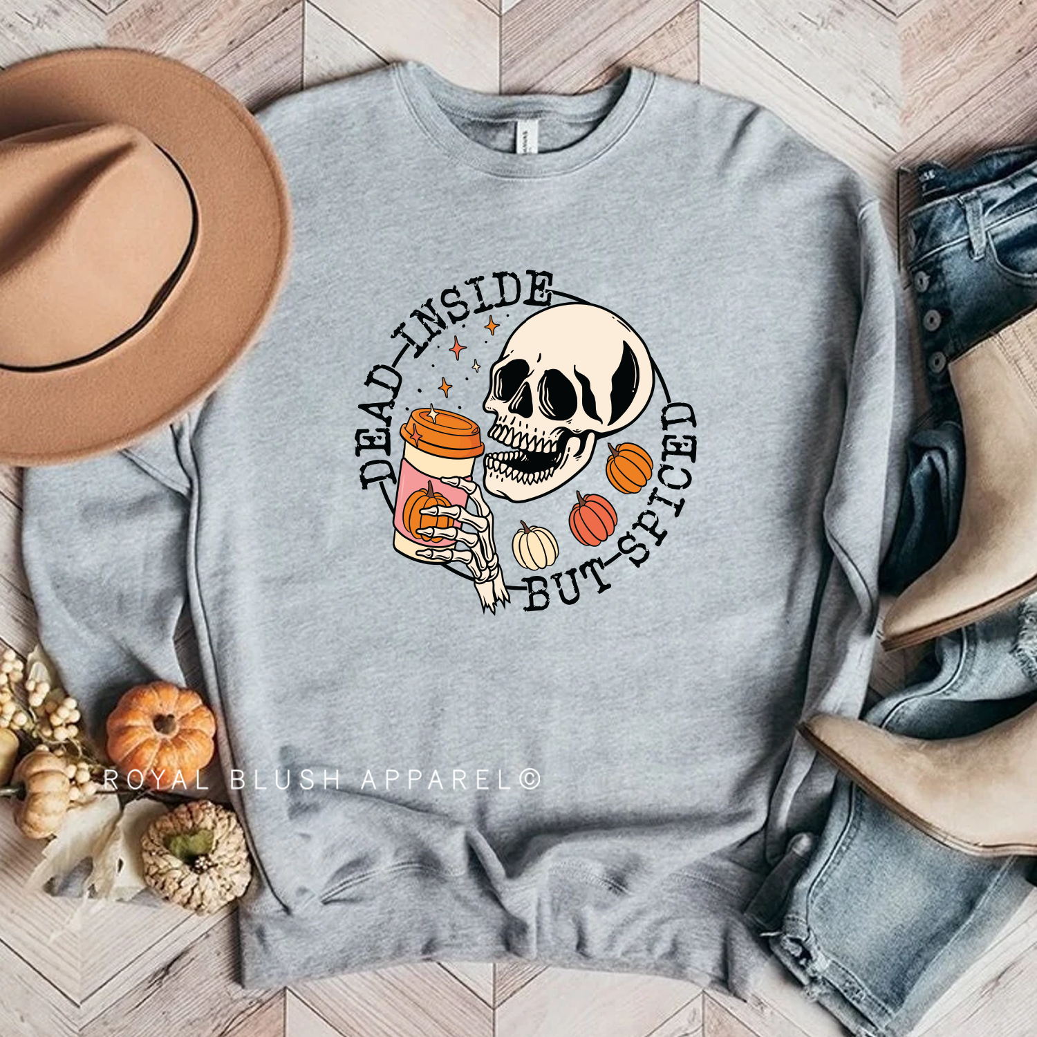 Dead Inside But Spiced Babe Crewneck