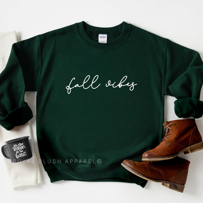 White Fall Vibes Sweatshirt