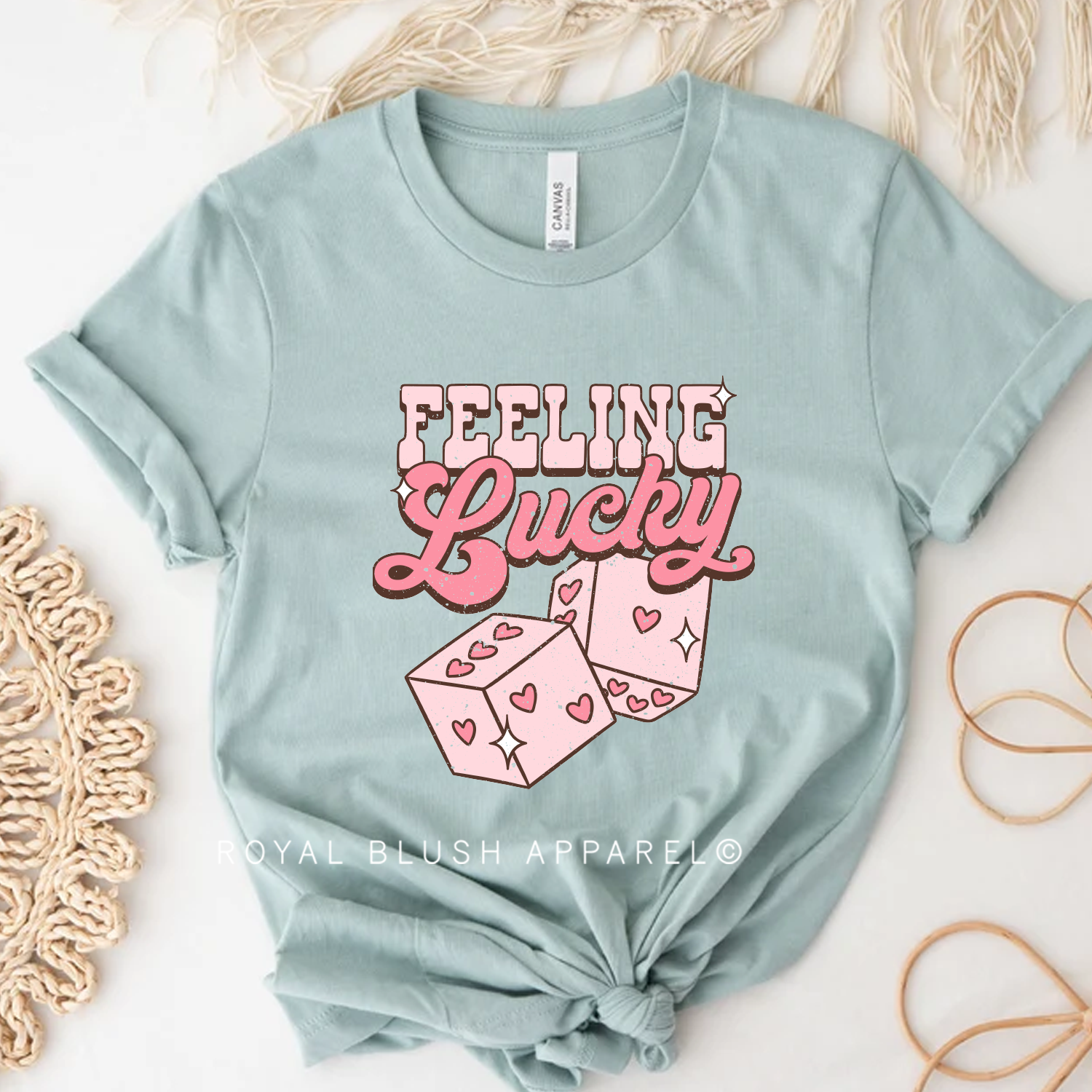 Feeling Lucky Relaxed Unisex T-shirt