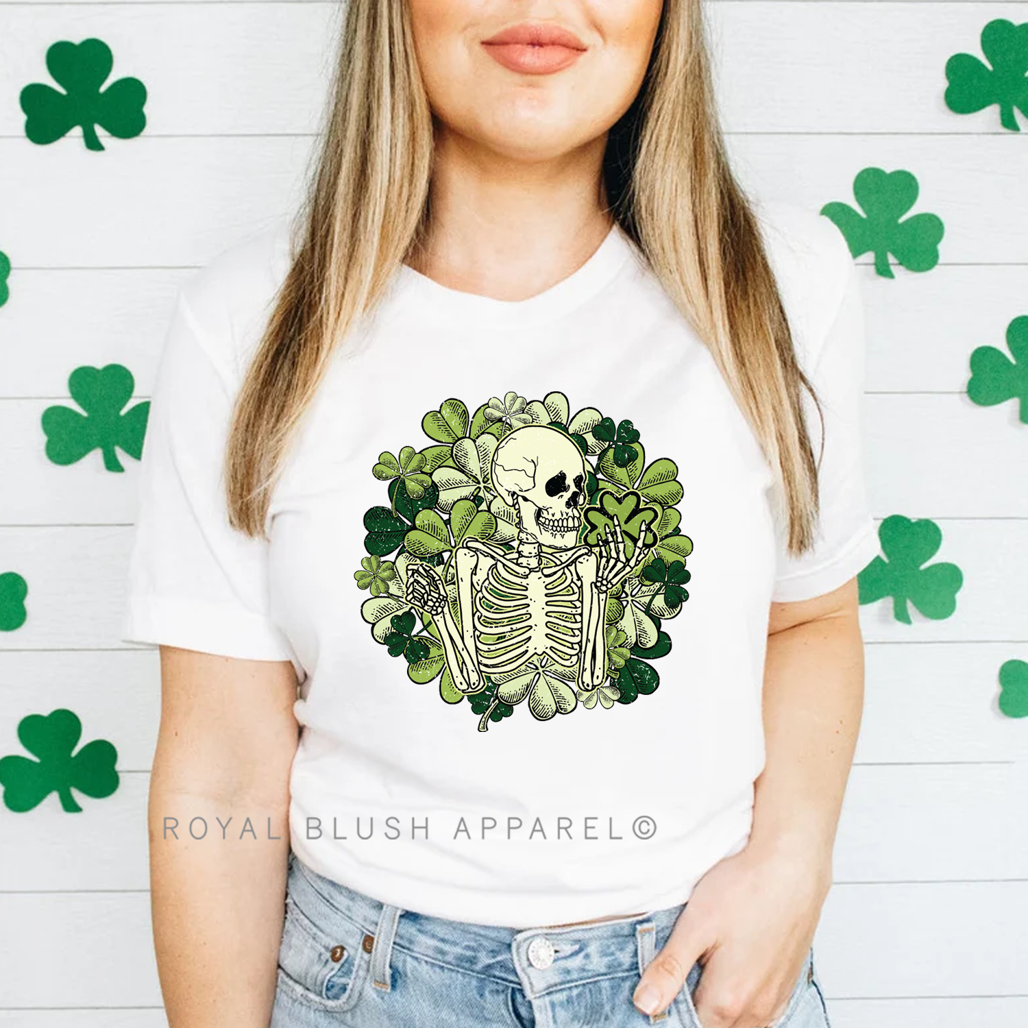 Green Skeleton Relaxed Unisex T-shirt