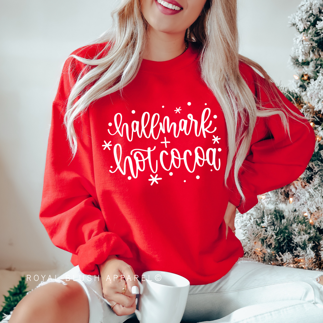 Hallmark + Hot Cocoa Sweatshirt