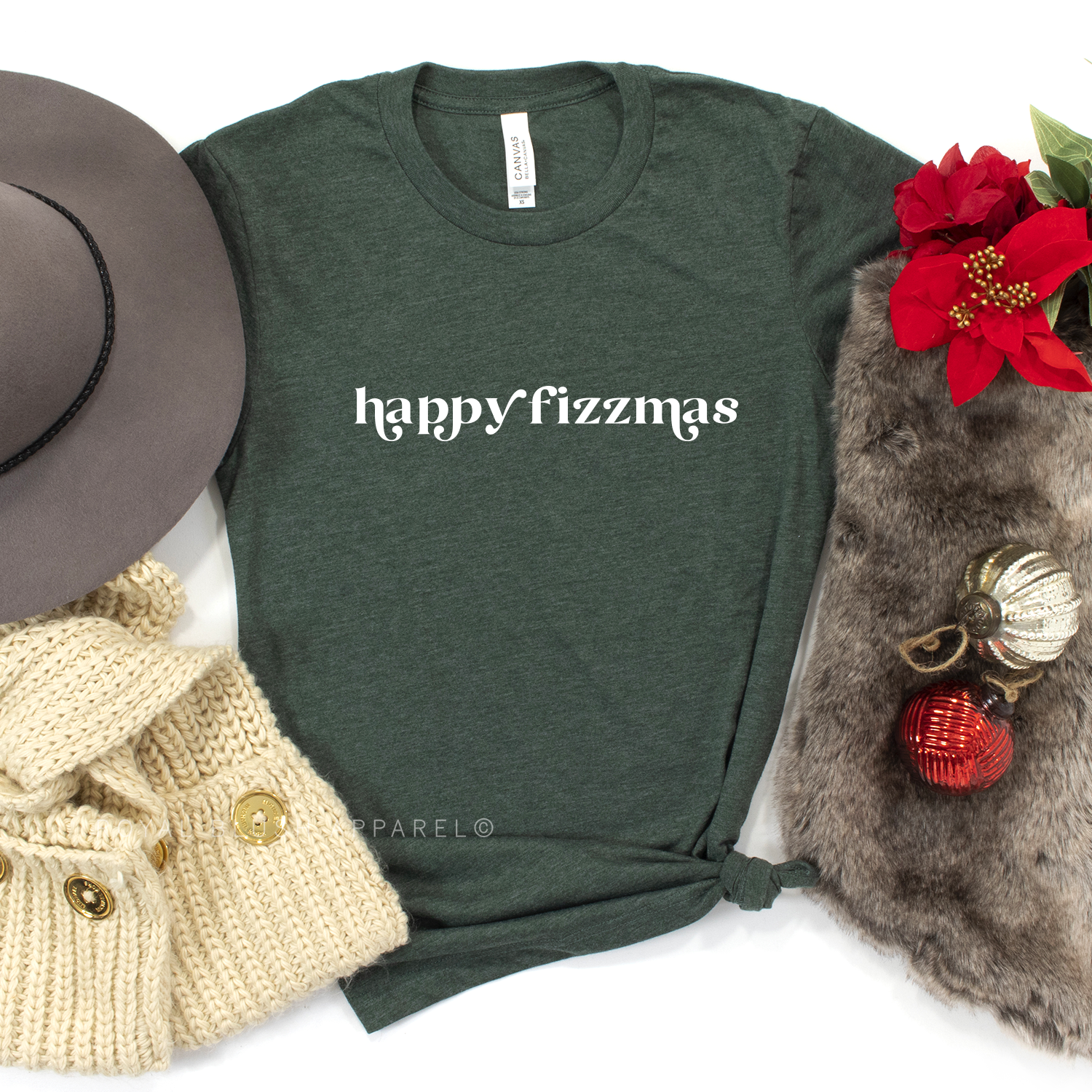 Happy Fizzmas Relaxed Unisex T-shirt