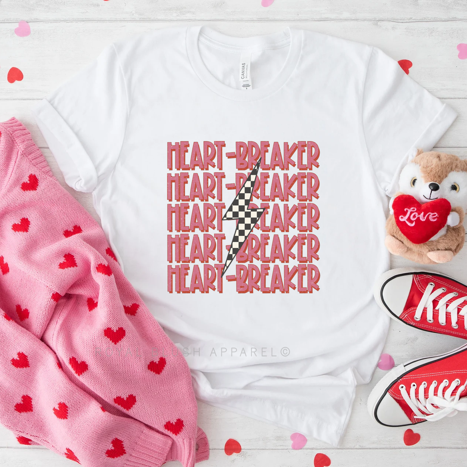 Heart-Breaker Lightning Relaxed Unisex T-shirt