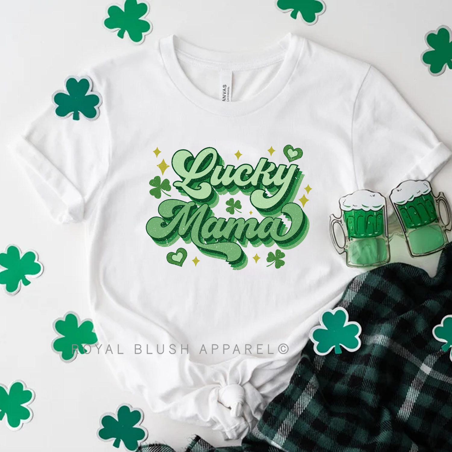 Lucky Mama Relaxed Unisex T-shirt