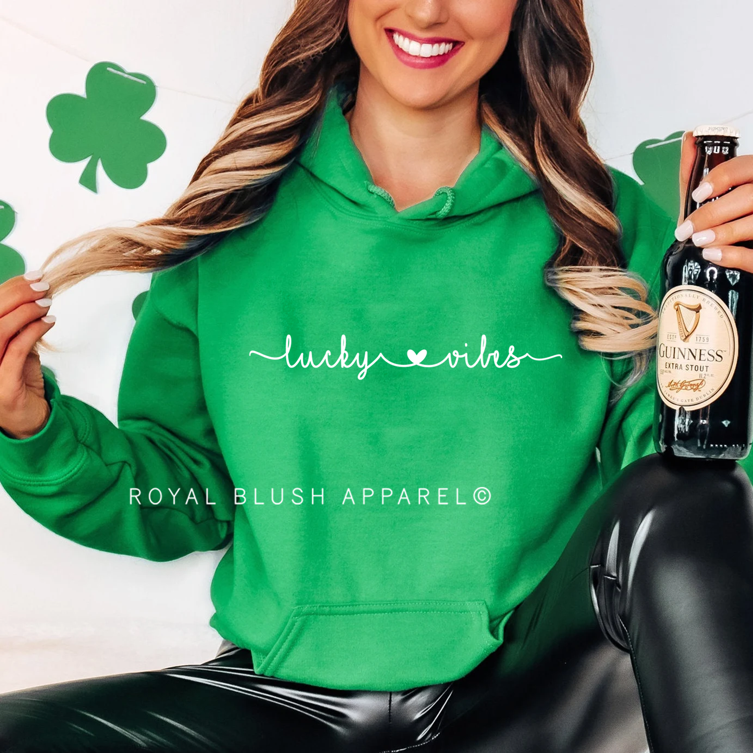 Lucky ♥ Vibes Sweat à capuche pour jeunes et adultes