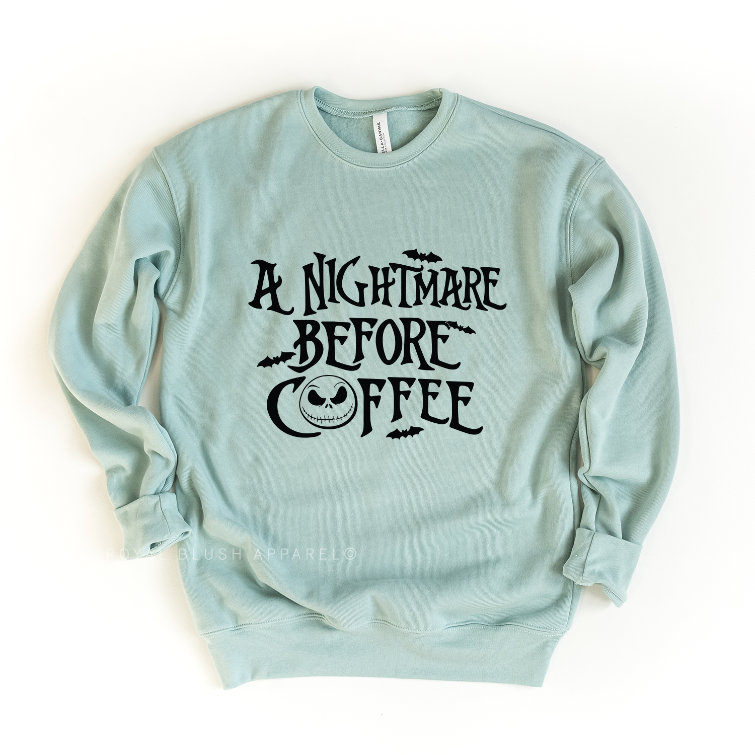 A Nightmare Before Coffee Babe Crewneck