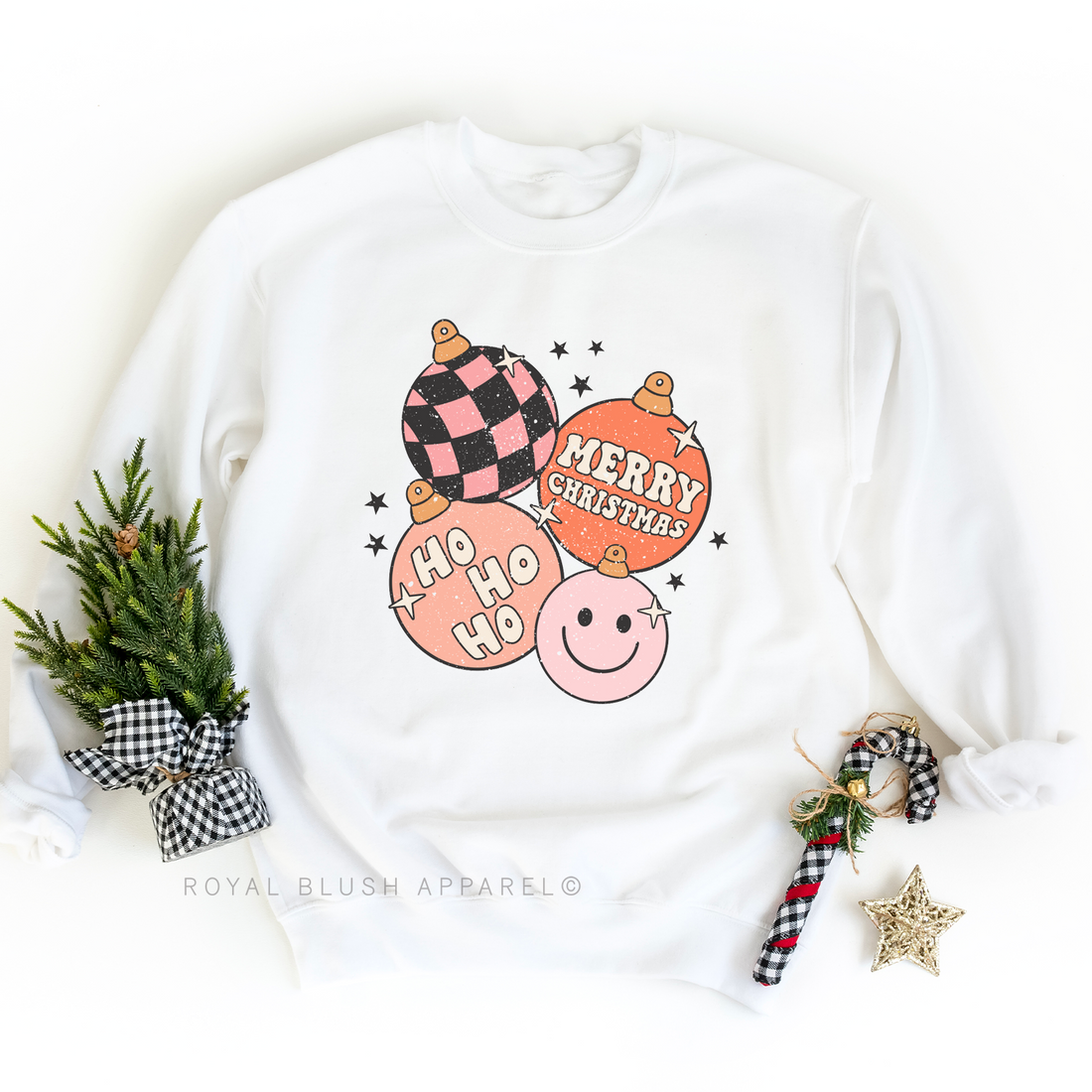 Pink Ornaments Sweatshirt