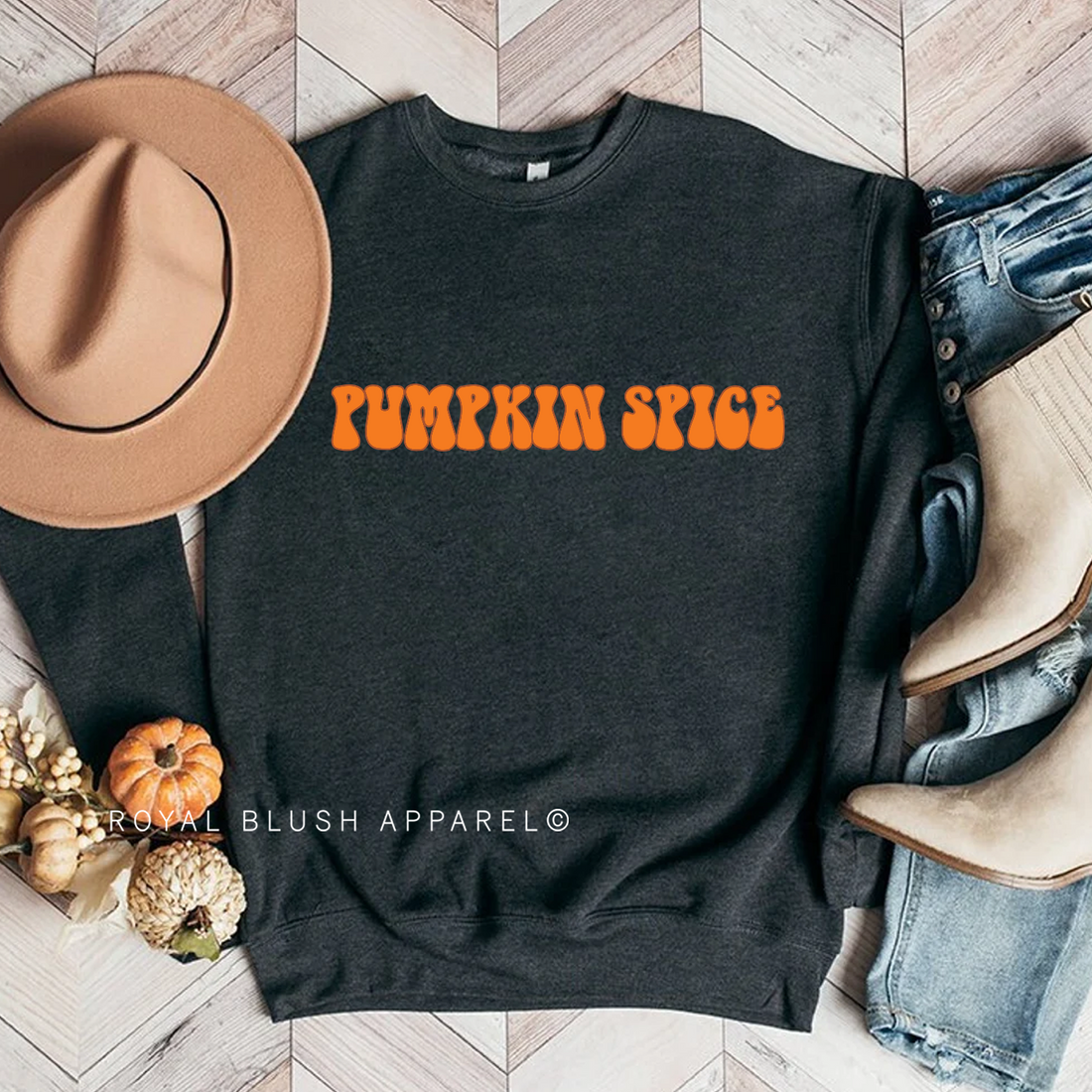 Pumpkin Spice Orange Babe Crewneck