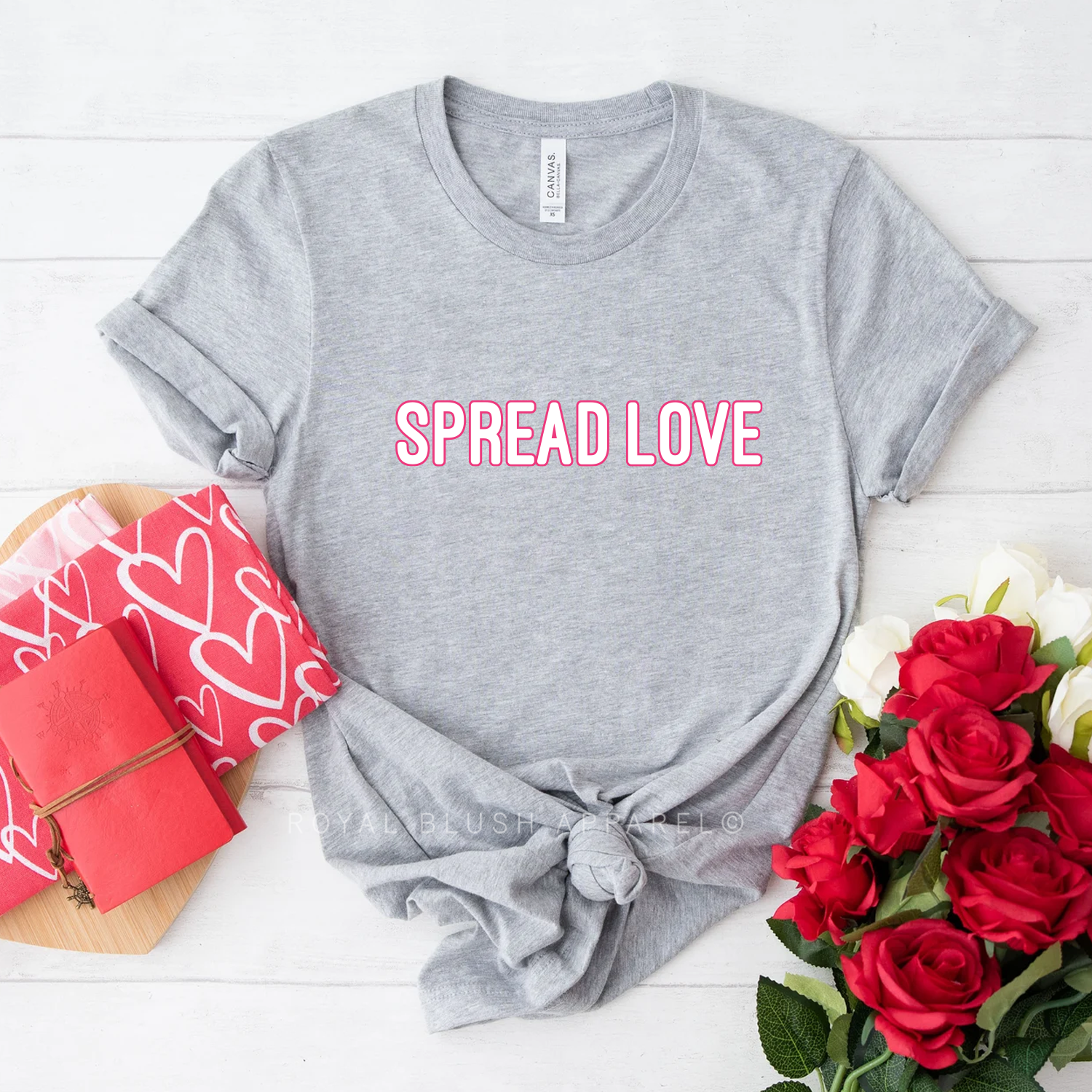 Spread Love Relaxed Unisex T-shirt